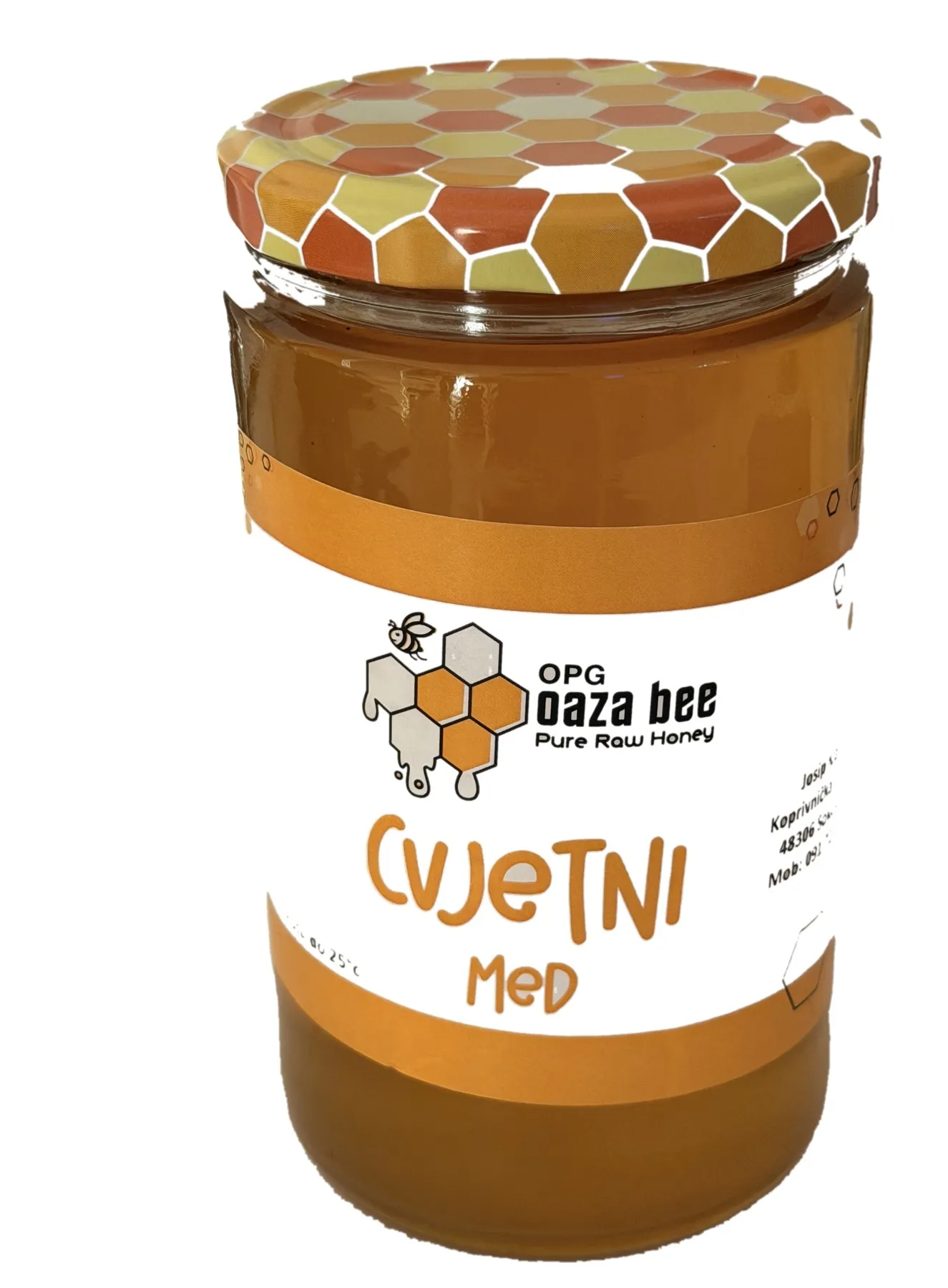 Staklenka Oaza Bee cvjetnog meda od 900 g