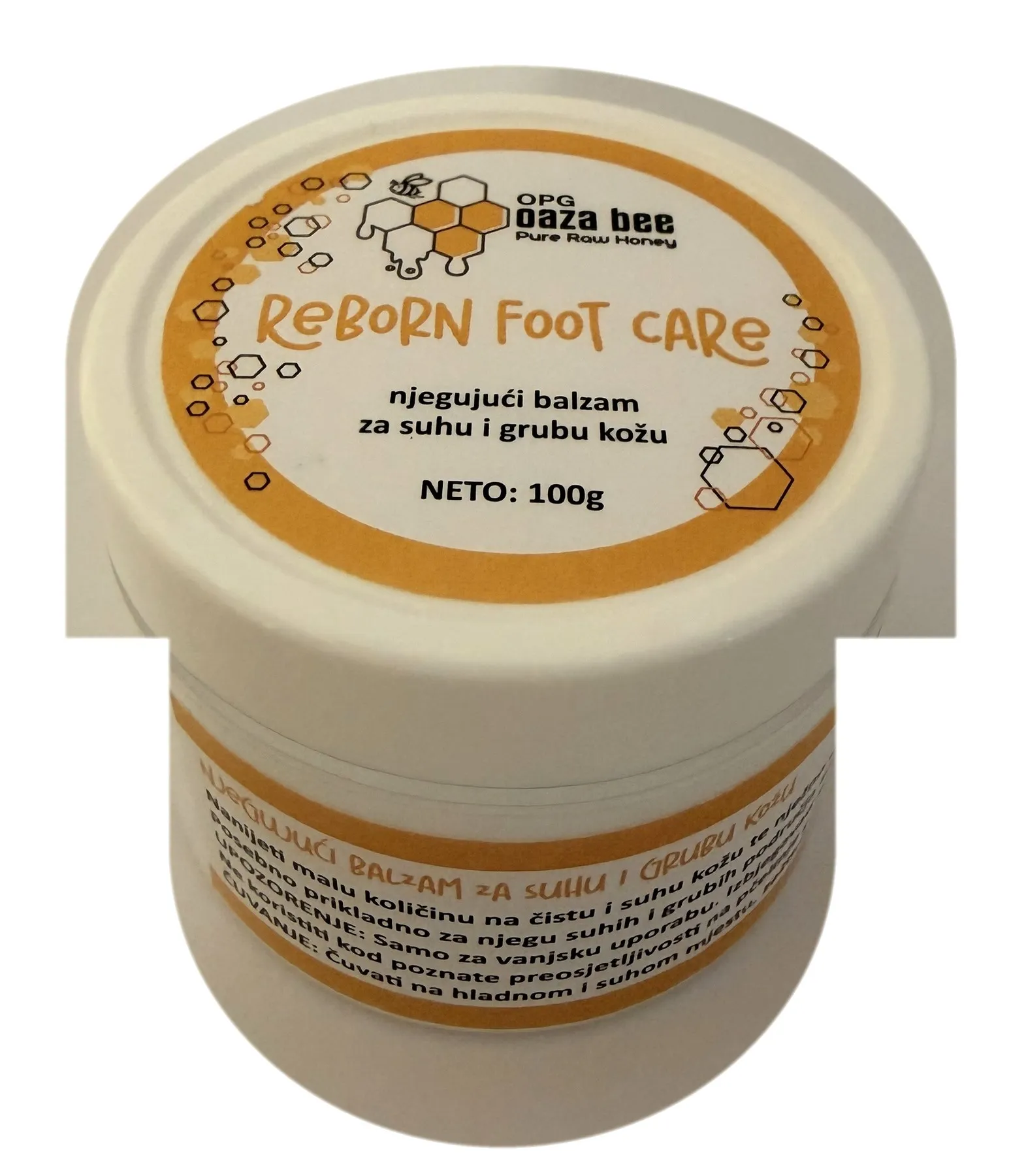 Posudica Reborn Foot Care balzama za stopala od 100 g